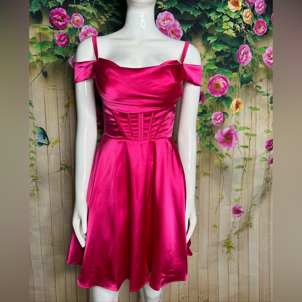 Cindy Collection Short Dress.